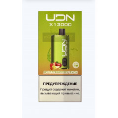 Электронная сигарета UDN BAR X 13000 Яблоко Клубника Лимон
