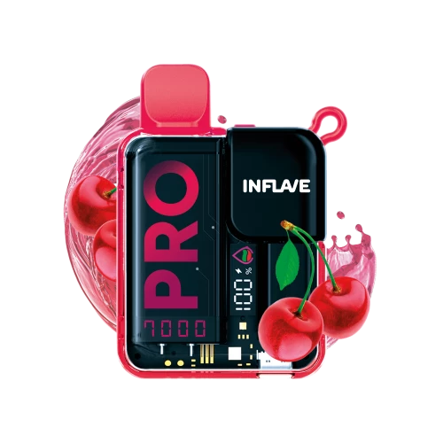 Электронная сигарета Inflave Pro 7000 затяжек Вишнёвый Нектар