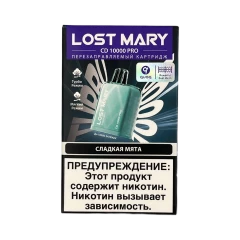 Картридж LOST MARY PRO CD 10000 Сладкая мята 2%